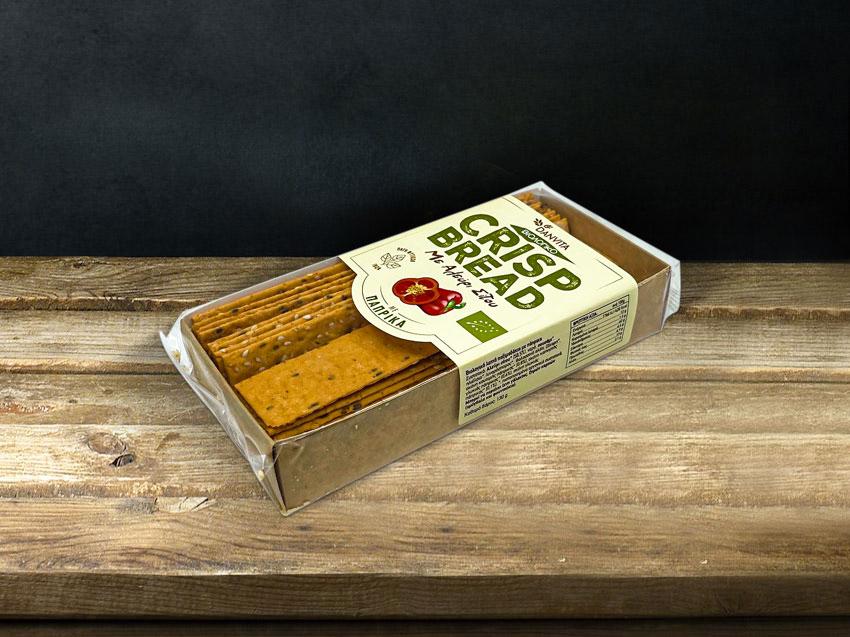 Organic Crisp Bread Sticks with Paprika